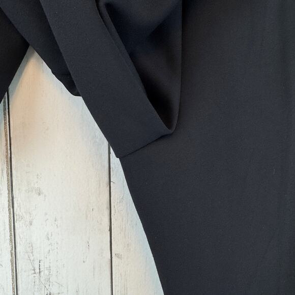 The Row Black Relma Stretch-Scuba Skinny Leggings Ankle Crop Pant Size Large - Picture 5 of 16